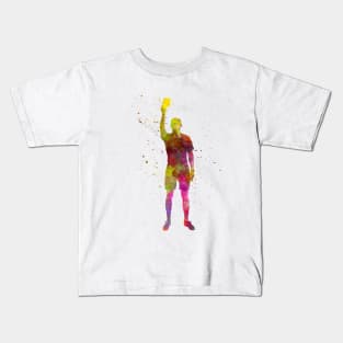 Sports referee in watercolor Kids T-Shirt